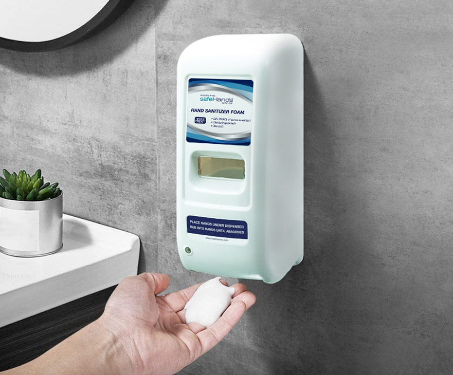 safehands sanitizer dispensors HF-1008-1W