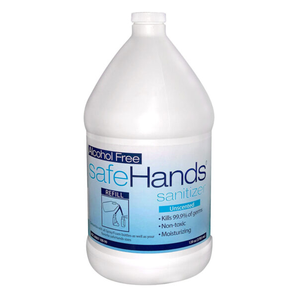 safeHands Hand Sanitizer Bottle Refill 128oz